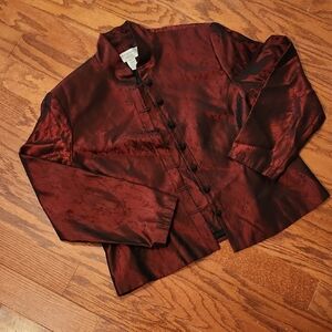 Vintage Jones New York Burgundy Dress